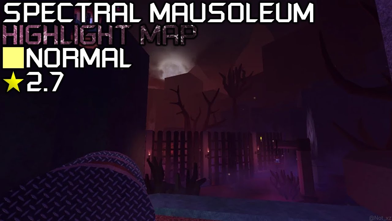 Roblox: Flood Escape 2 - Spectral Mausoleum [Highlight Map] (Normal - 2.7)