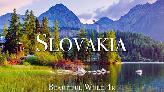 FLYING OVER SLOVAKIA (4K UHD) - Relaxing Music Along With Beautiful Nature Videos - 4K Video HD