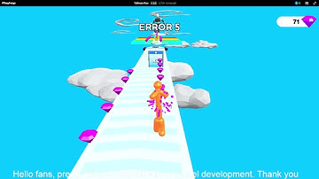 NOOB vs PRO vs HACKER vs GOD in Tall Man Run! online without installation 5 level