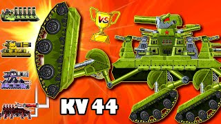 Transformers Tank: Hybrid Kv-44 vs Monster Tank, Army Tank. Cartoon about Tanks | Arena Tank Cartoon screenshot 4