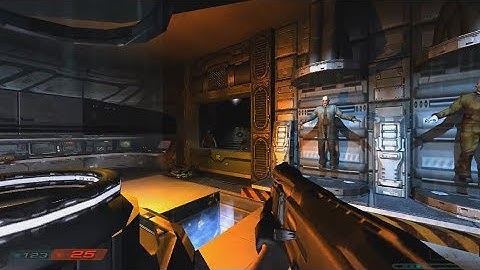 Classic DOOM 3 Mod NIGHTMARE Walkthrough - Nuclear Plant (E1M2)