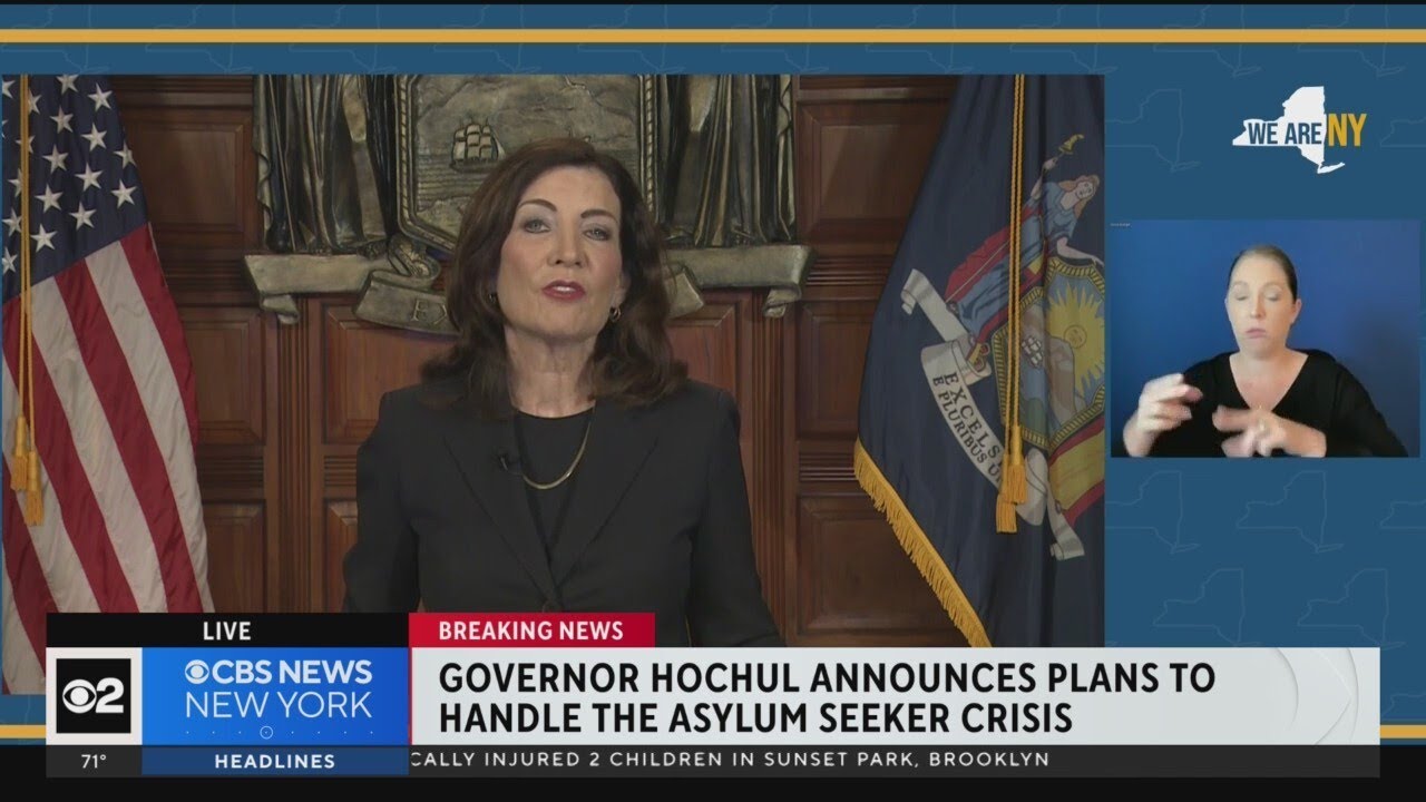 Gov. Kathy Hochul update on asylum seeker crisis