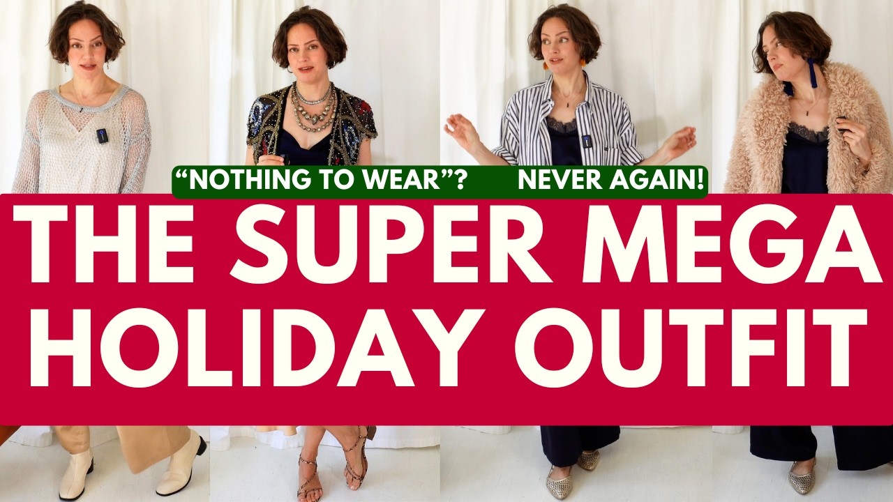 Be ready for any holiday event with your SUPER MEGA Holiday outfit - from  Casual to Party