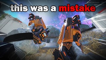 using only the first gun i find in apex legends...