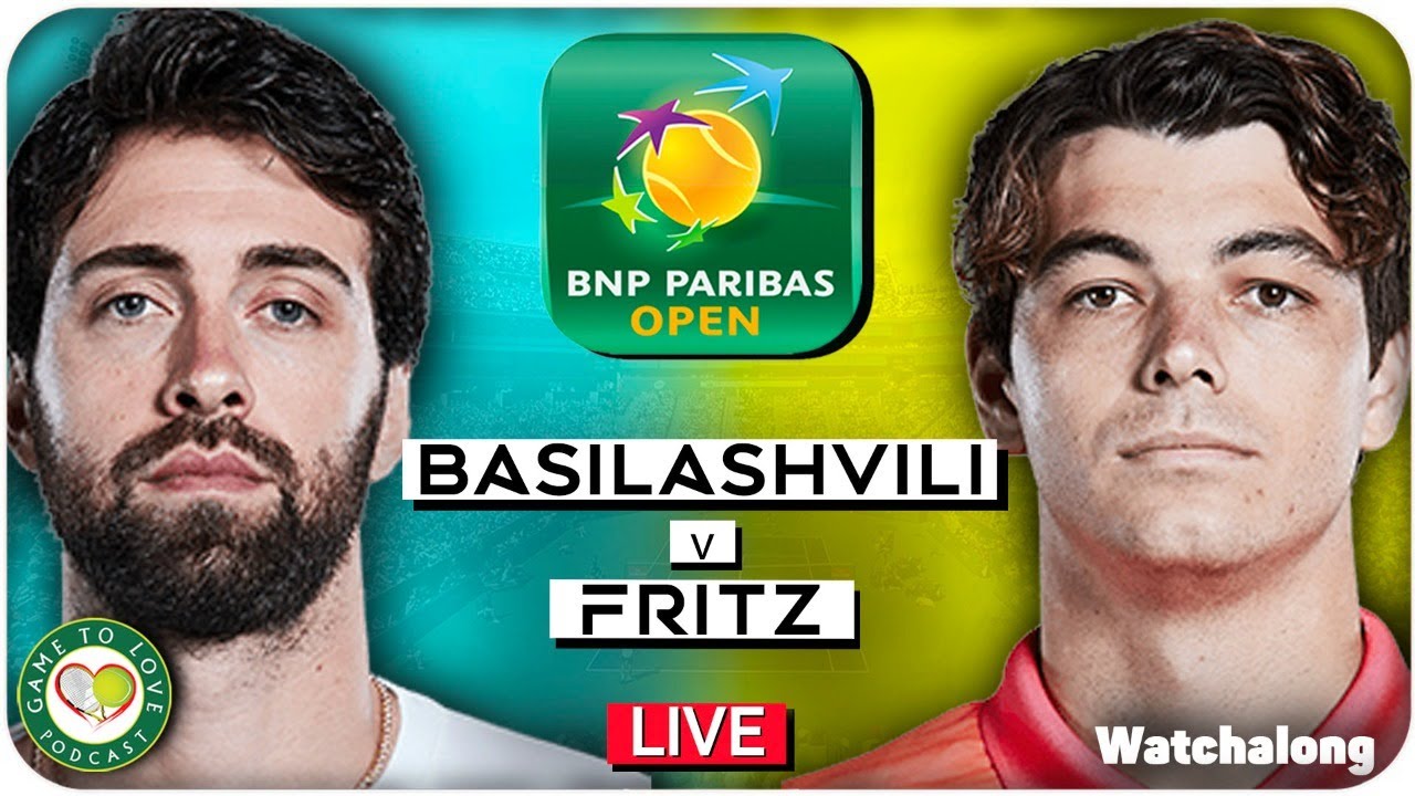 BASILASHVILI vs FRITZ Indian Wells Semi Final 2021 LIVE GTL Tennis Watchalong Stream