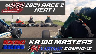 OVKA 2024 Race 2 | Heat 1 | G&J Kartway (1C) | KA100 Masters | Bokeno Racing | Ethan Onboard