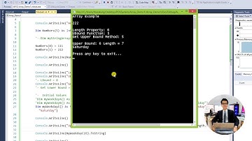 สอน Visual Basic .NET 16. การใช้งานอาร์เรย์ (Part 1/3)