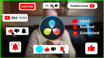 Youtuber Drag and Drop Graphics for Davinci Resolve 16