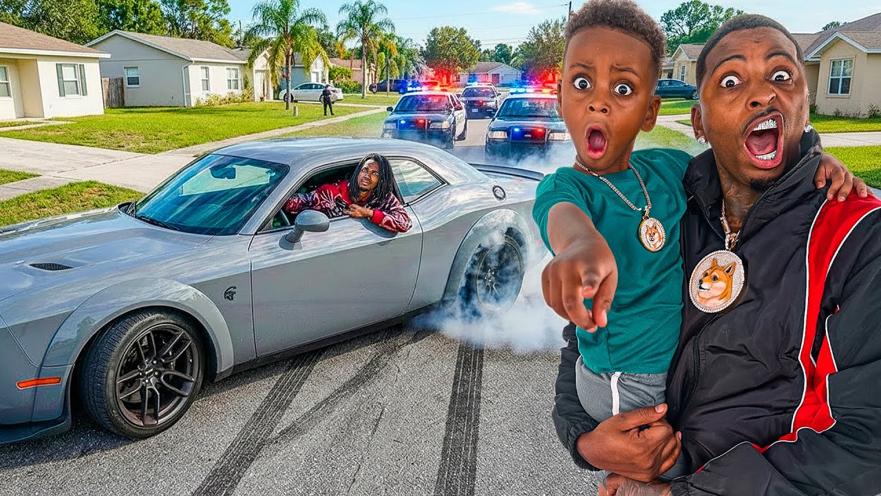 I LET DD3X SLIDE MY REDEYE HELLCAT CHALLENGER SRT!  *Bad Idea*