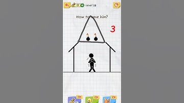 Draw 2 save level 18 😄🤔✔️ #shorts#trend#youtubevideoshorts