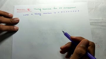 Turing Machine for 1