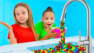 nastya friends funny magic candy shower adventure kids