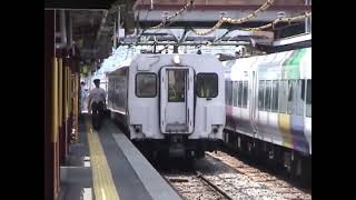 【妻面】簡易運転台　クモハE257　あずさ3号切り離し発車　大糸線