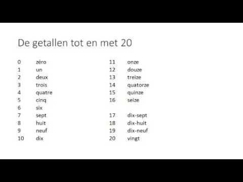 Franse Grammatica Getallen 0 T/M 20 - Youtube