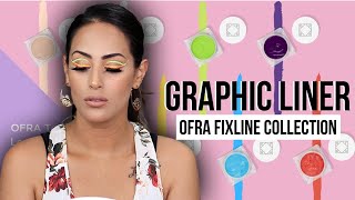 Graphic Eyeliner | Trying Out Cosmetics Fixline Eyeliners - YouTube