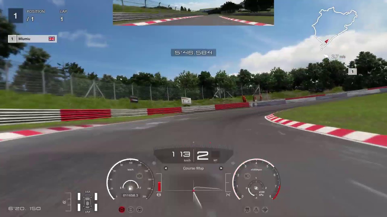 [GT7]　GTWS開幕までニュル逆走TA
