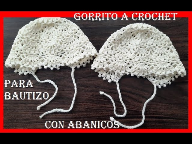 Como tejer Gorro, capota, para bebe, preemie, recién nacido