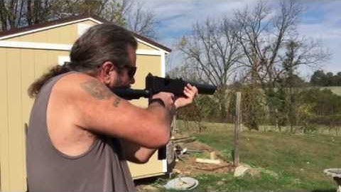 Steve with the MAC 10 and Sionics Suppressor