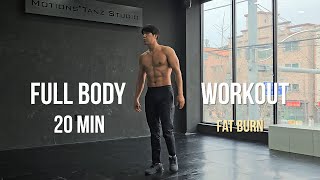 20 Minute Full Body Workout No Equipment (Fat Burn & CARDIO)