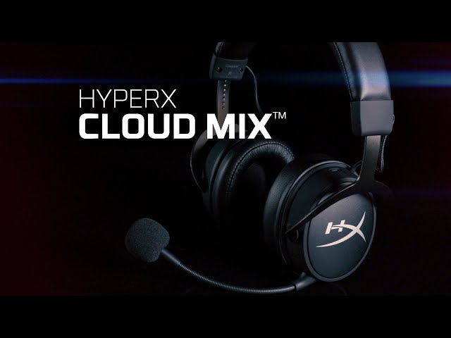 HyperX Cloud MIX - Wired Gaming Headset + Bluetooth, Game and Go,  Detachable Microphone, Signature Comfort, Lightweight, Multi Platform  Compatible 