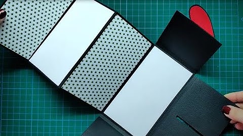 Heart lock accordion card tutorial/Scrapbook ideas/Valentines Day/Anniversary/Birthday-Salomi`s diy