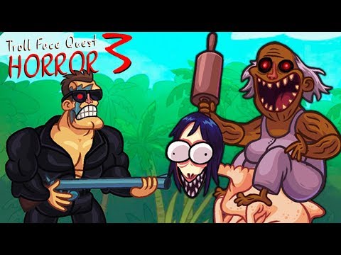 ЗАТРОЛИЛ ВСЕ ХОРРОРЫ! ТЕРМИНАТОР, МОМО, ГРЕННИ и другие МОНСТРЫ в Игре Troll Face Quest Horror 3