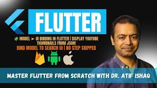 Flutter YouTube API Integration – Bind JSON Model to Dynamic UI Explained (Part 3 | Lecture 14)
