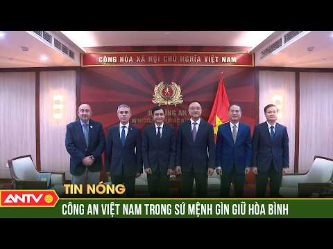 Deputy Minister Pham The Tung receives the delegation of the United Nations Police Commander | ANTV