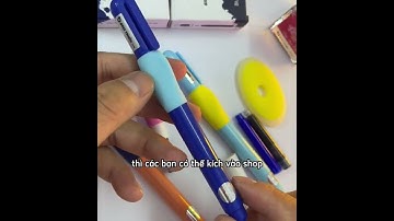 Bút mực Sao Thiên s206 có đệm định vị tay cầm bút chuẩn #shorts