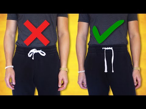 Hack To Never Tie Your Sweatpants Again!