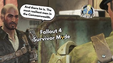 Fallout 4 Survival Mode | Hunting Kellogg at Fort Hagen (Full Mission)