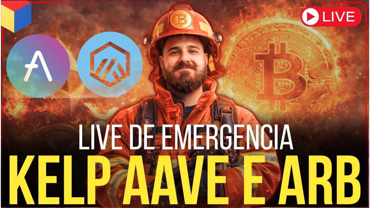 🚨 LIVE DE EMERGÊNCIA: AAVE, ARBITRUM E KELP (rsETH)