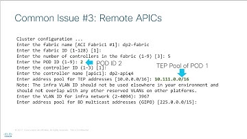 ACI Multipod  Common Issues - Lesson 3