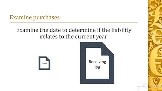 Substantive Analytical Procedure - Trade Payables