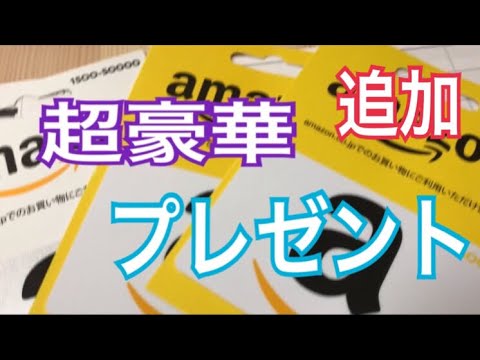給与明細 多額の給料、プレゼント企画追加