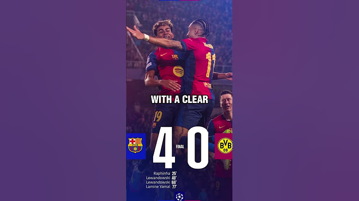 Fc Barcelona 4-0 Borussia Dortmund 😱🔥 | UCL 2024/25 Quarter final #ucl #fcbarcelona #dortmund