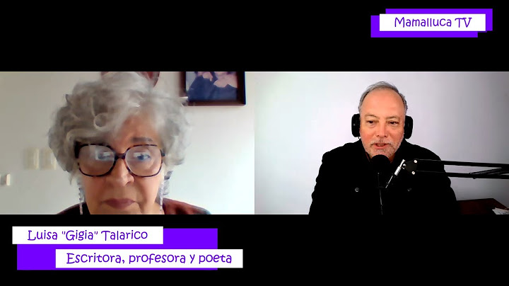 Luisa "Gigia" Talarico "El espíritu de la palabra". Escritora y profesora - Santa Cruz de la sierra.