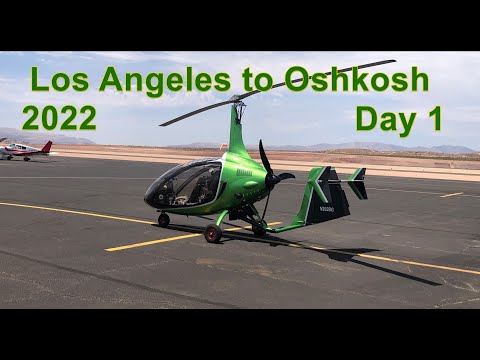 Oshkosh 2022 Trip - Day 1 - Kallithea gyro travels from Los Angeles to Oshkosh