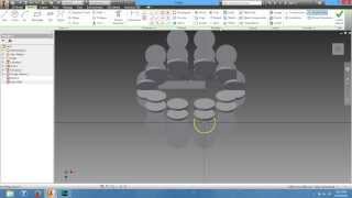 06 How to Create Patterns with Sketches and Models in Autodesk Inventor
