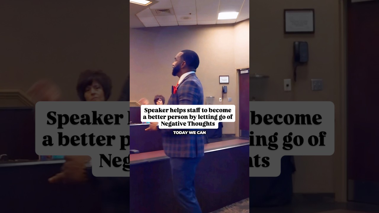Let go of negative thoughts and become a better person #corporatespeaker #keynotespeaker