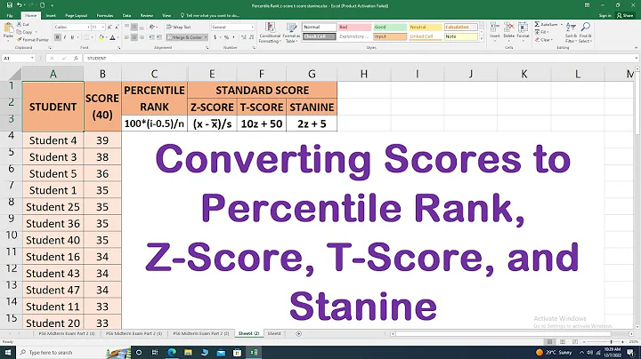 Percentile Rank, Z score, T score, and Stanine - DayDayNews