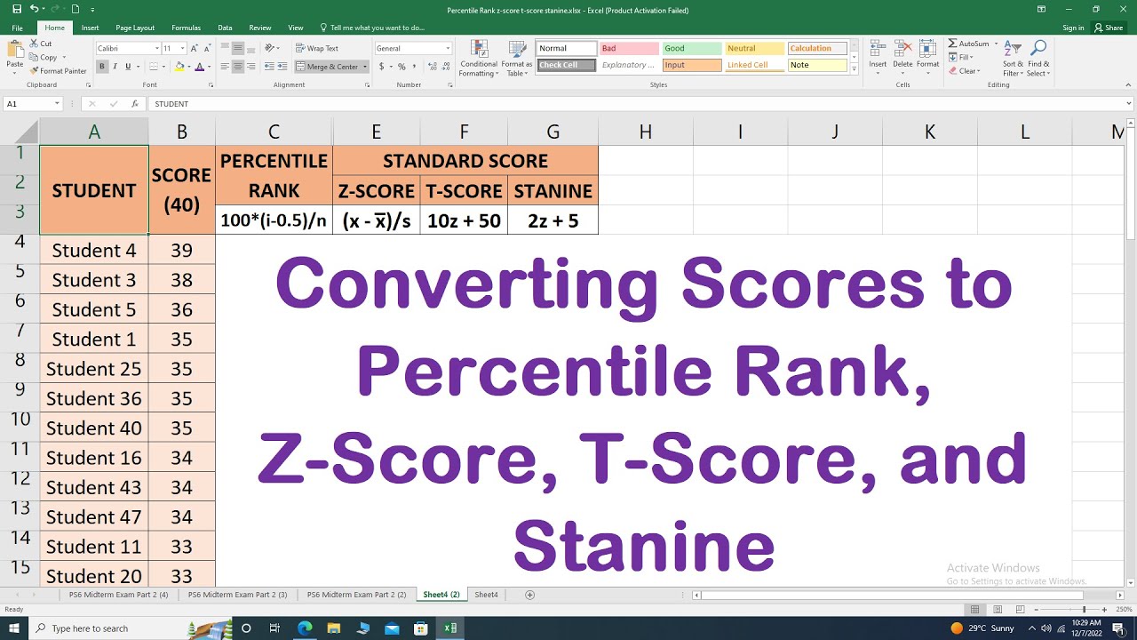 percentile-rank-z-score-t-score-and-stanine-youtube