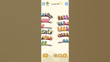 Bird Sort Colour GAMEPLAY LEVEL 119🔥Subscribe Channel@8-Bit games🔥