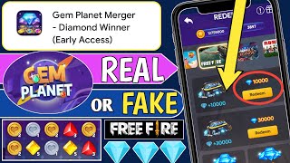 Gem Planet App Real Or Fake॥Gem Planet Merger Diamond Winner App Real Or Fake॥Gem Planet App screenshot 1