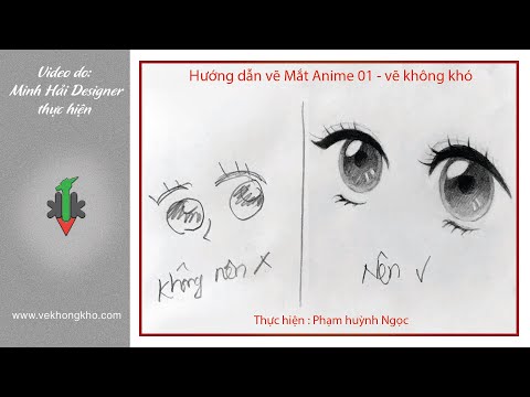 Hướng Dẫn Vẽ Mắt Anime 01 - Vẽ Không Khó - Youtube