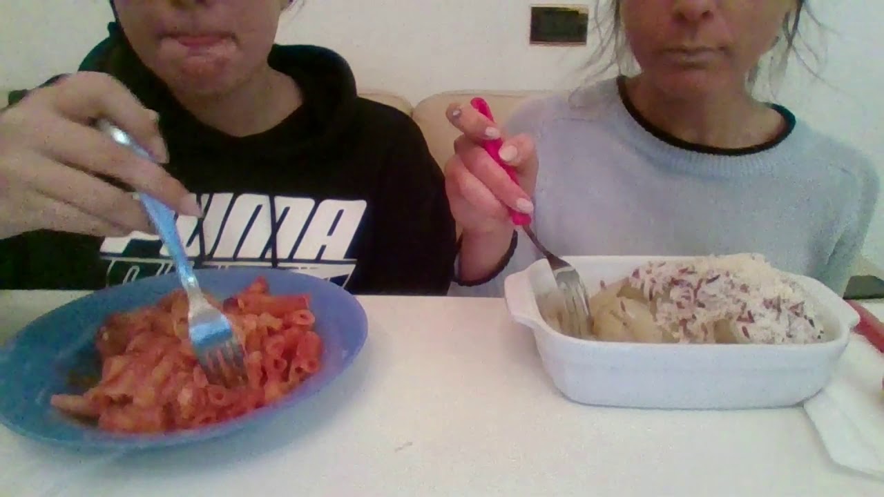 ASMR FIT VS FAT, PASTA VS RICE YouTube
