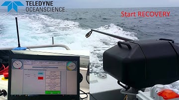 Teledyne Oceanscience rapidCAST SV CTD Profiler on Moving Vessel in Action