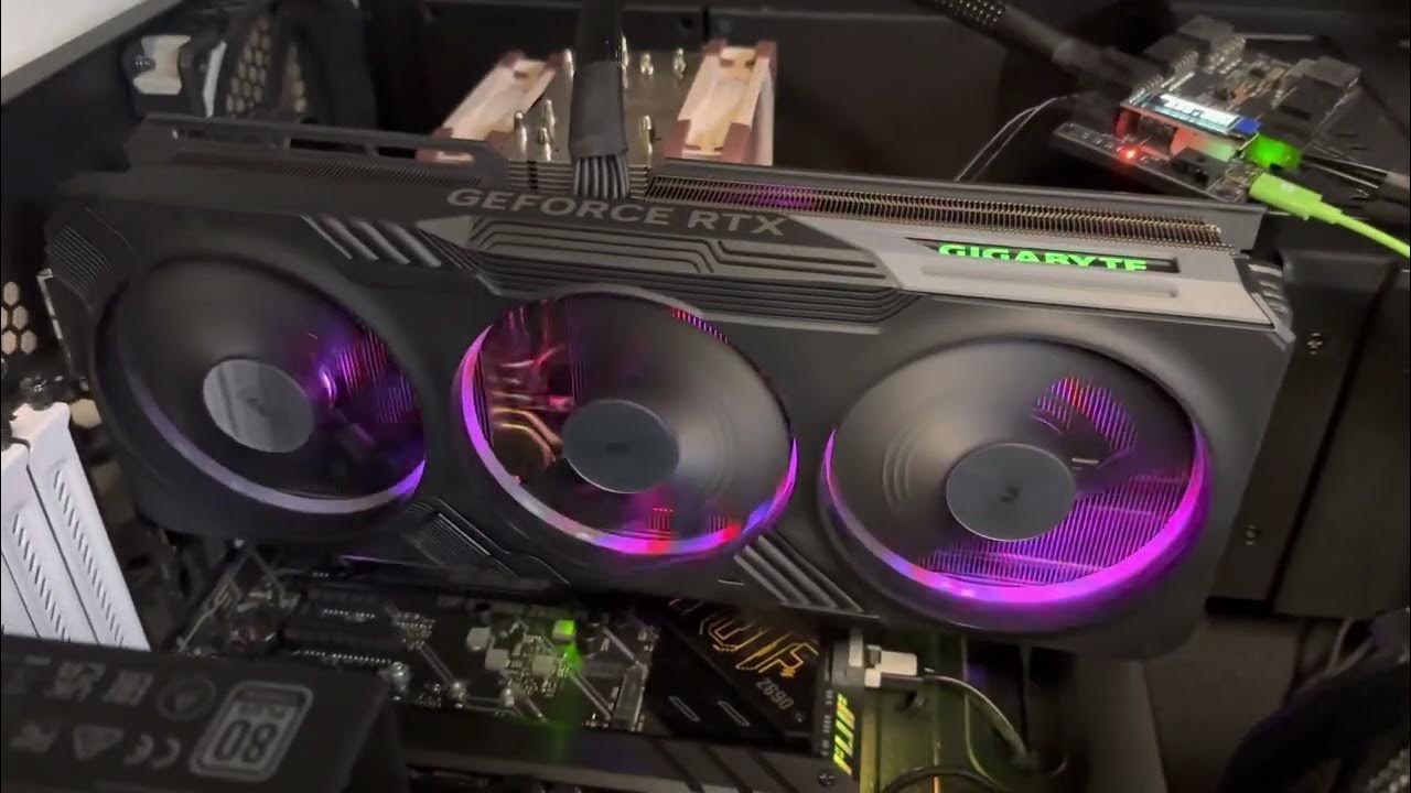 Rgb beleuchtung gigabyte geforce rtx 4070 ti gaming oc youtube