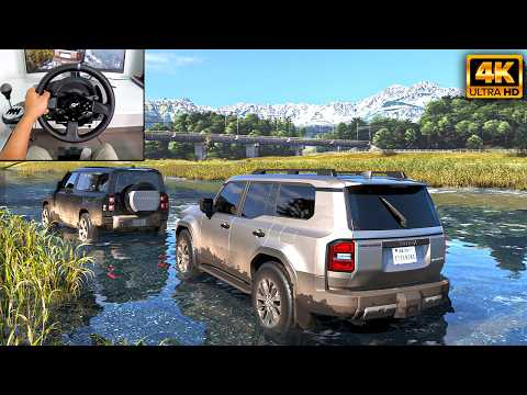 Toyota Land Cruiser 250 & Land Rover Defender | OFFROAD CONVOY |Forza Horizon 6 |Thrustmaster T300RS thumbnail