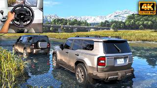 Toyota Land Cruiser 250 & Land Rover Defender | OFFROAD CONVOY |Forza Horizon 6 |Thrustmaster T300RS